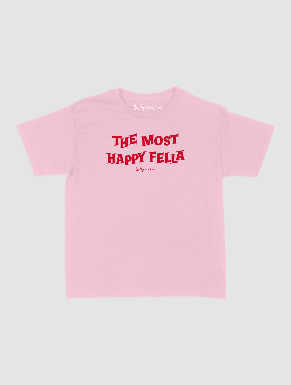 happy fella baby tee - In Print We Trust