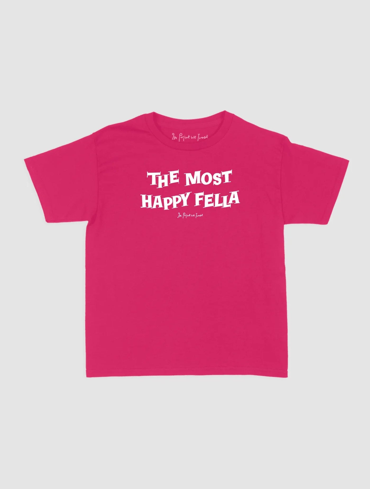 happy fella baby tee - In Print We Trust