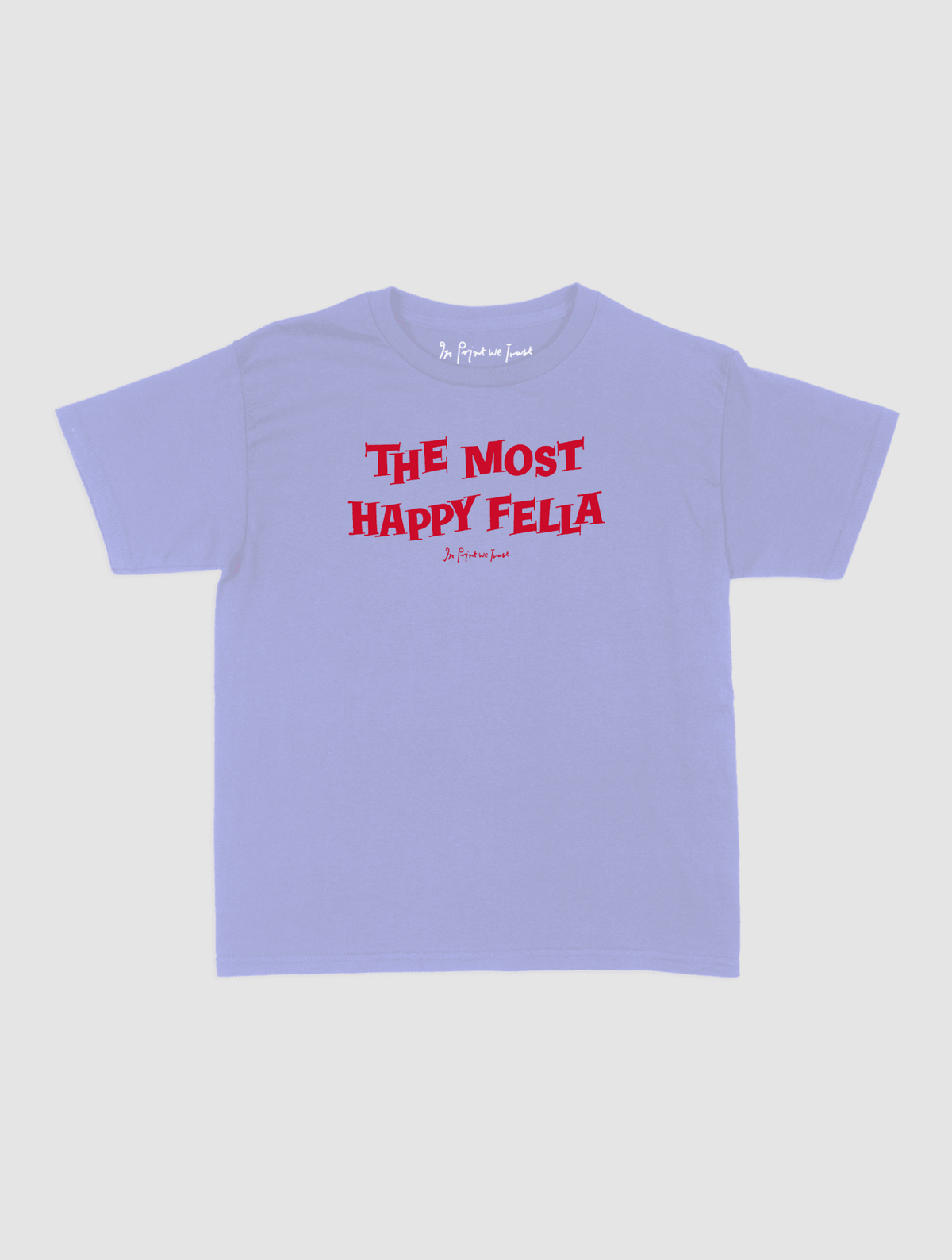 happy fella baby tee - In Print We Trust