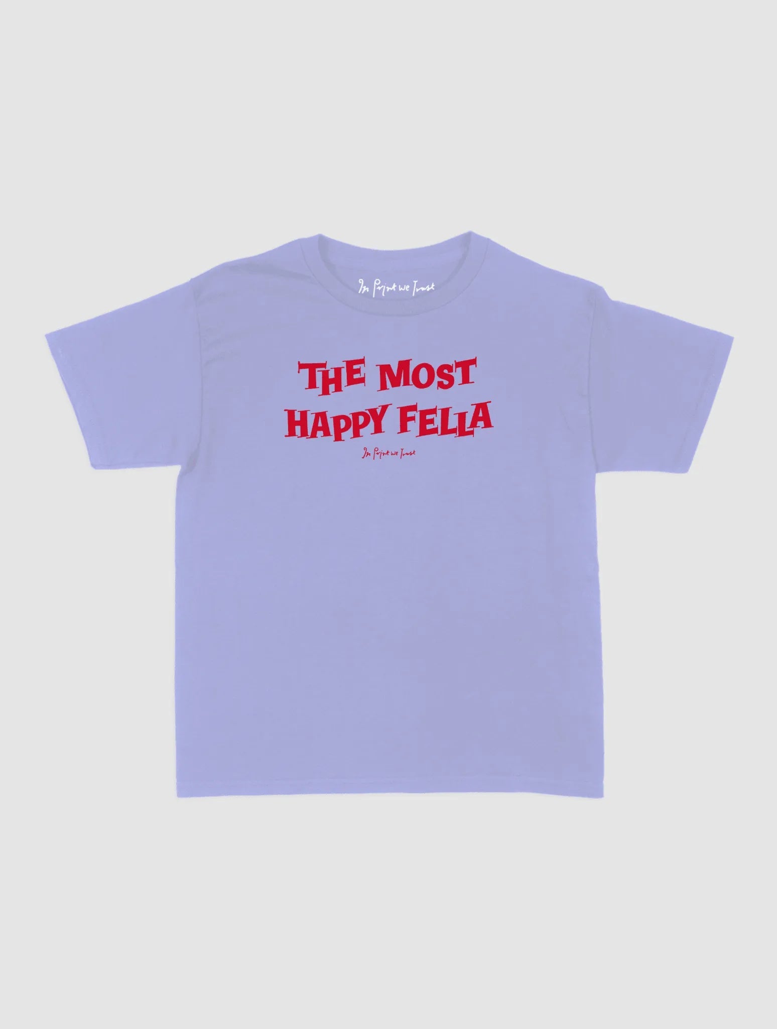 happy fella baby tee - In Print We Trust