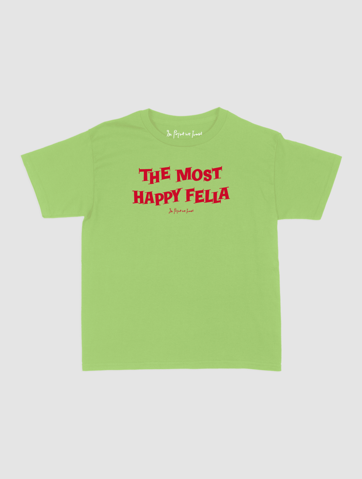 happy fella baby tee - In Print We Trust