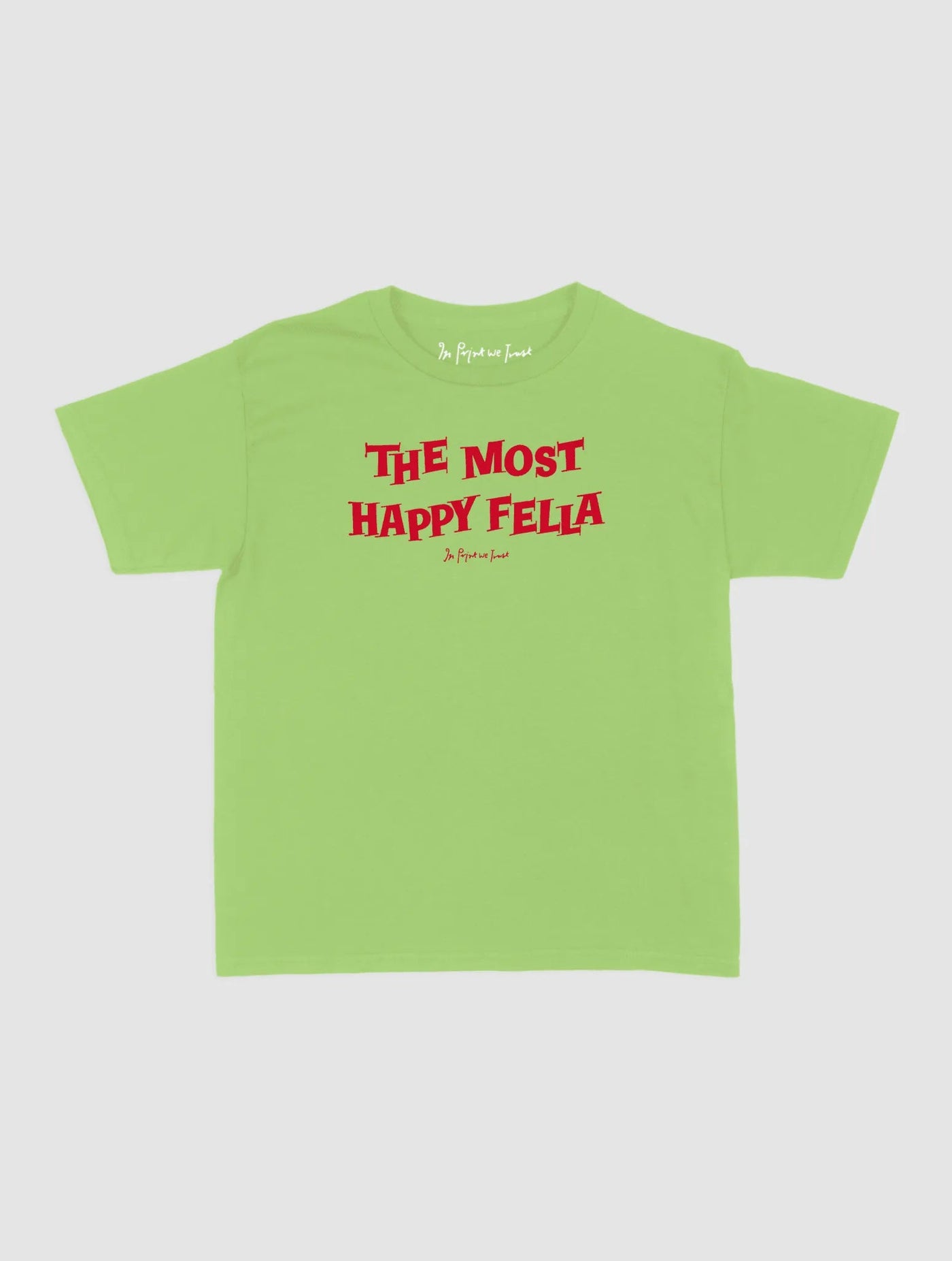 happy fella baby tee - In Print We Trust