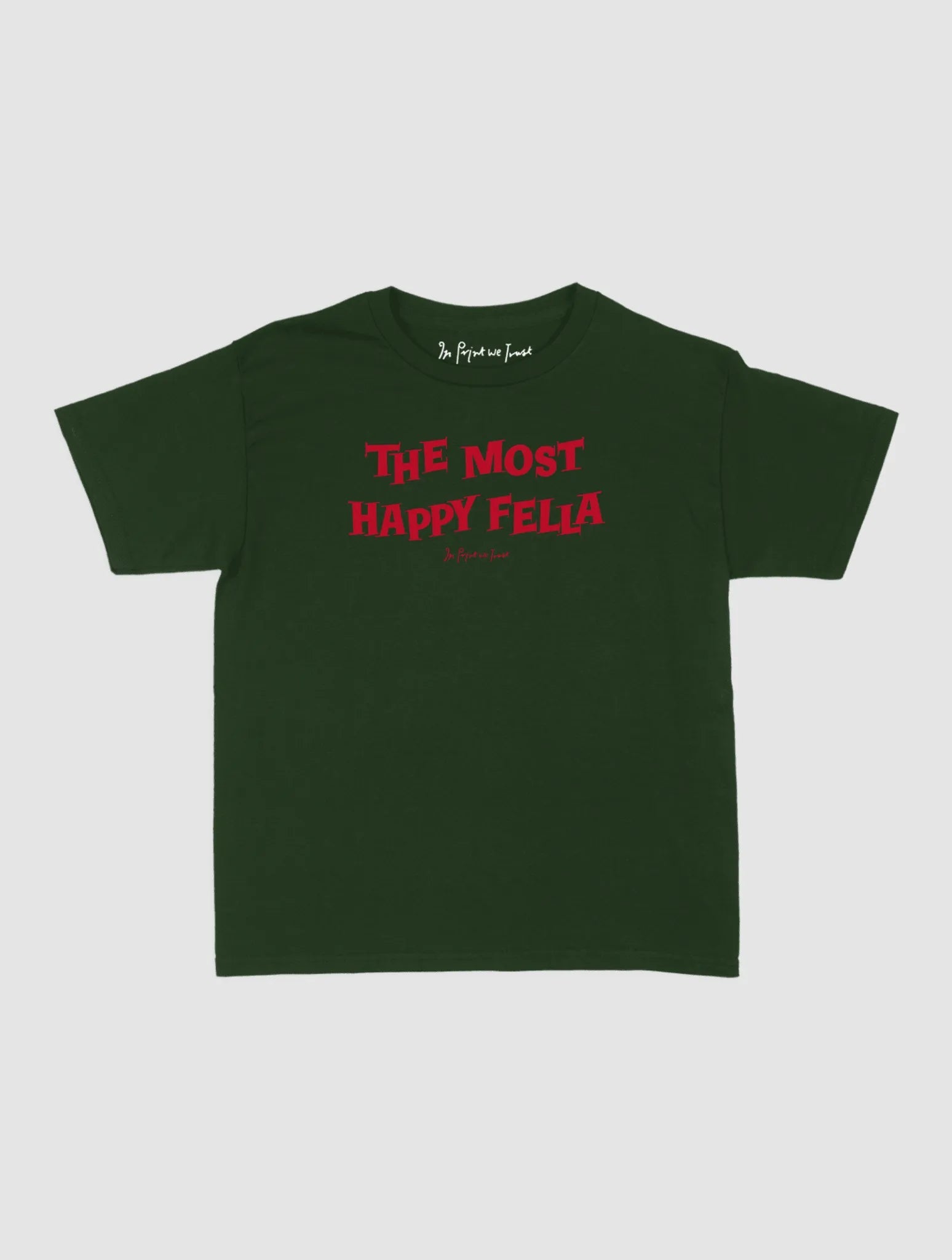 happy fella baby tee - In Print We Trust