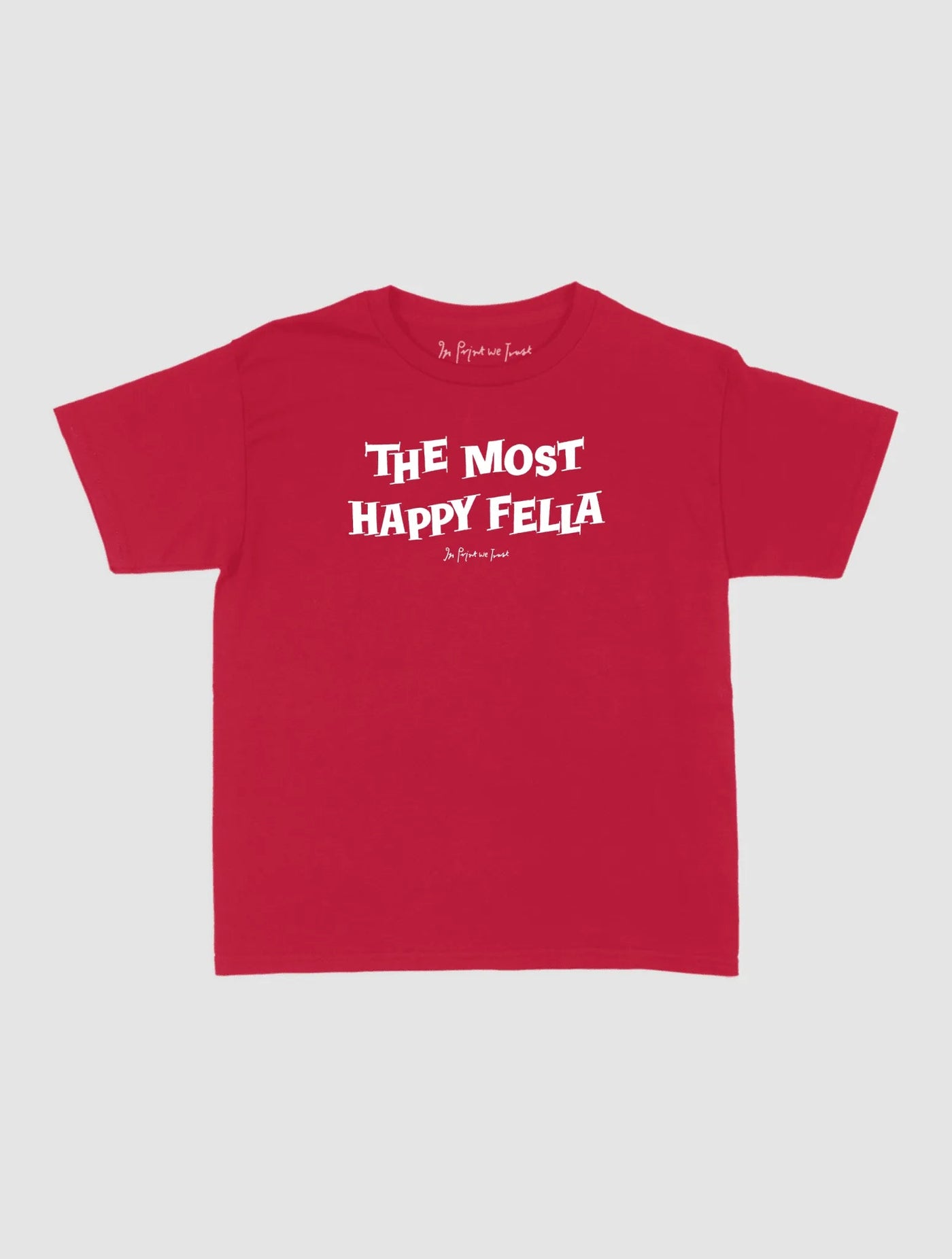 happy fella baby tee - In Print We Trust