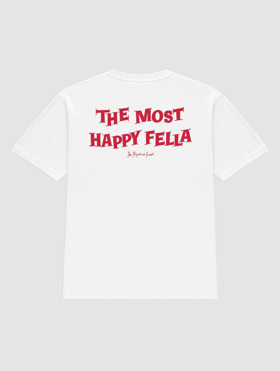 happy fella heavyweight tee - In Print We Trust
