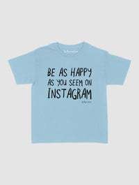happy as you seem baby tee
