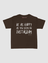 happy as you seem baby tee