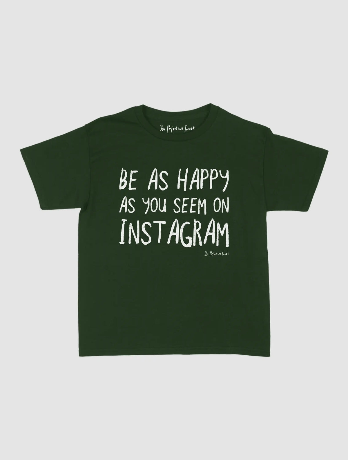 happy as you seem baby tee