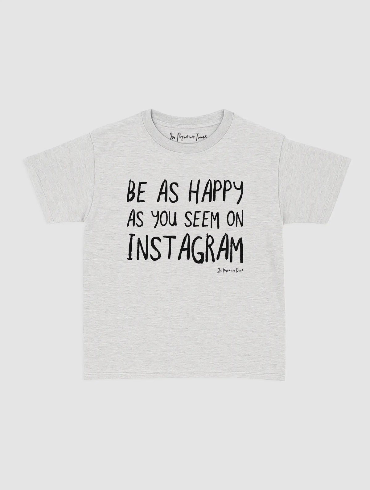 happy as you seem baby tee