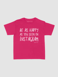 happy as you seem baby tee