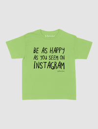 happy as you seem baby tee