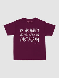 happy as you seem baby tee
