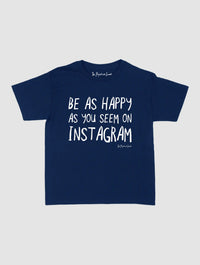 happy as you seem baby tee
