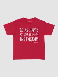 happy as you seem baby tee