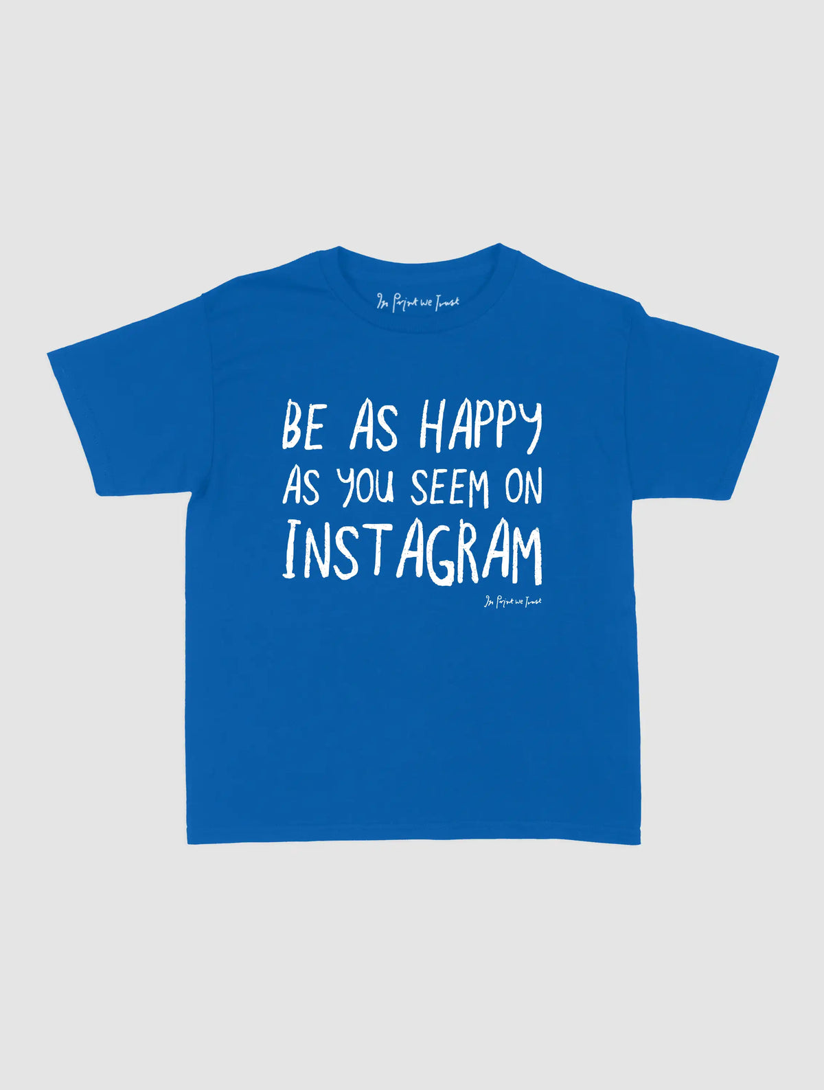 happy as you seem baby tee
