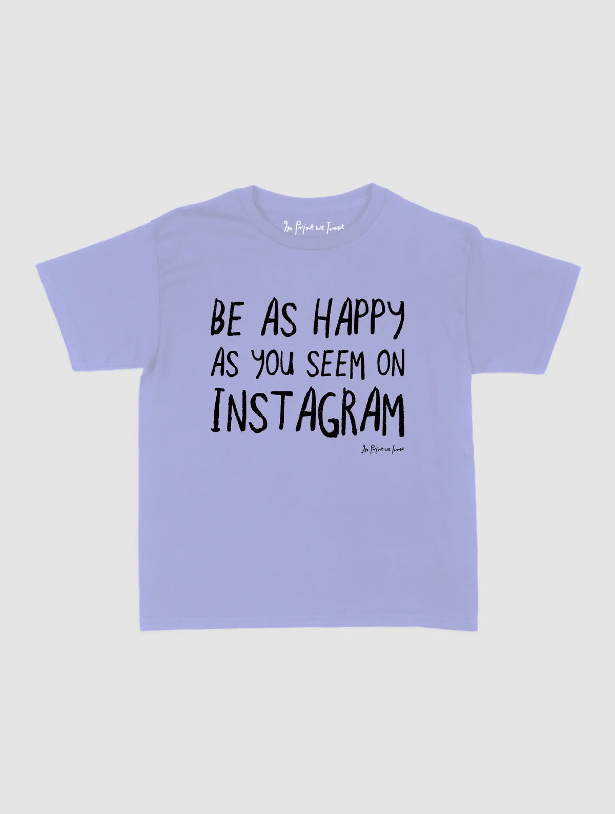 happy as you seem baby tee