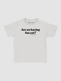 having fun baby tee - In Print We Trust