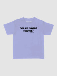 having fun baby tee - In Print We Trust