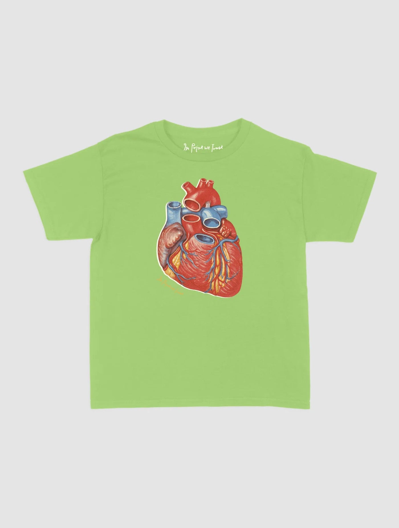 heart baby tee - In Print We Trust