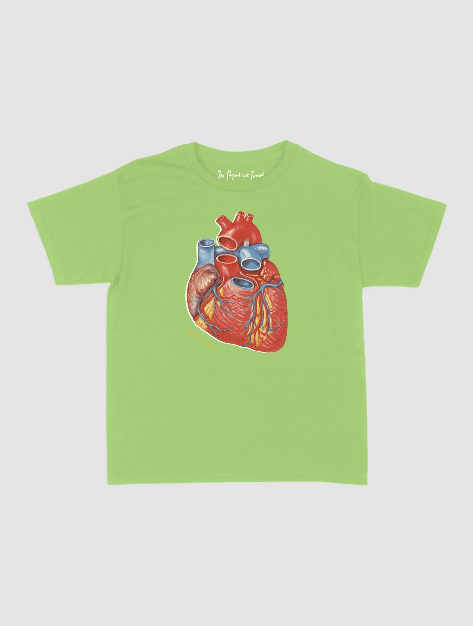 heart baby tee - In Print We Trust
