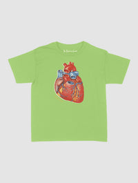 heart baby tee - In Print We Trust