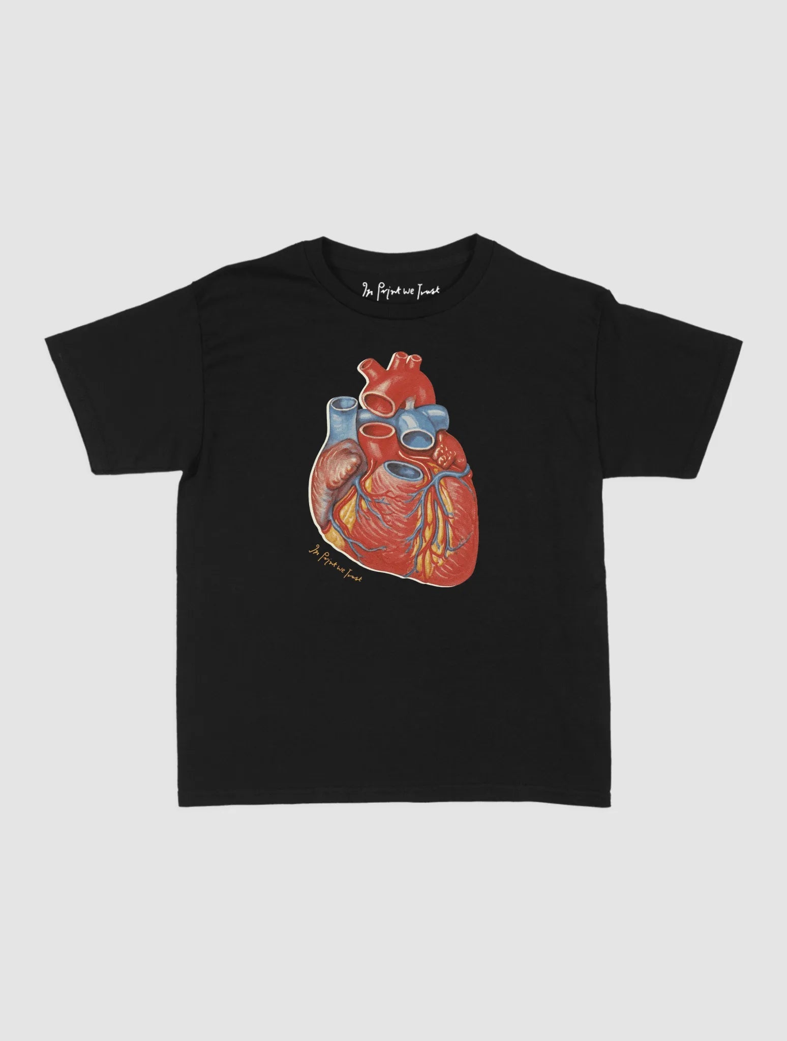 heart baby tee - In Print We Trust