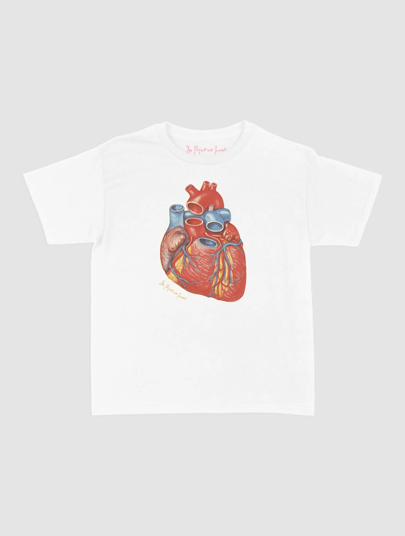 heart baby tee - In Print We Trust