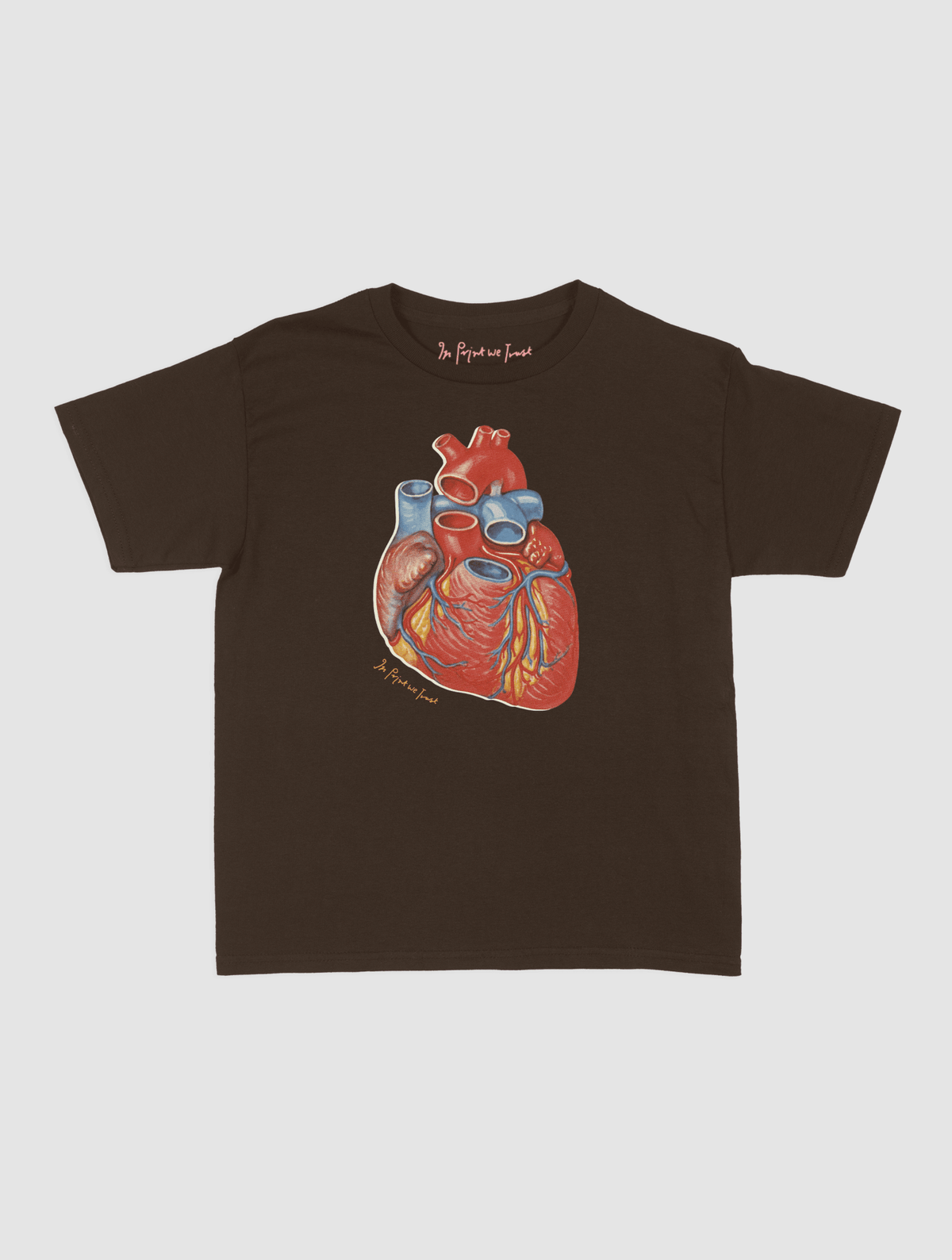 heart baby tee - In Print We Trust