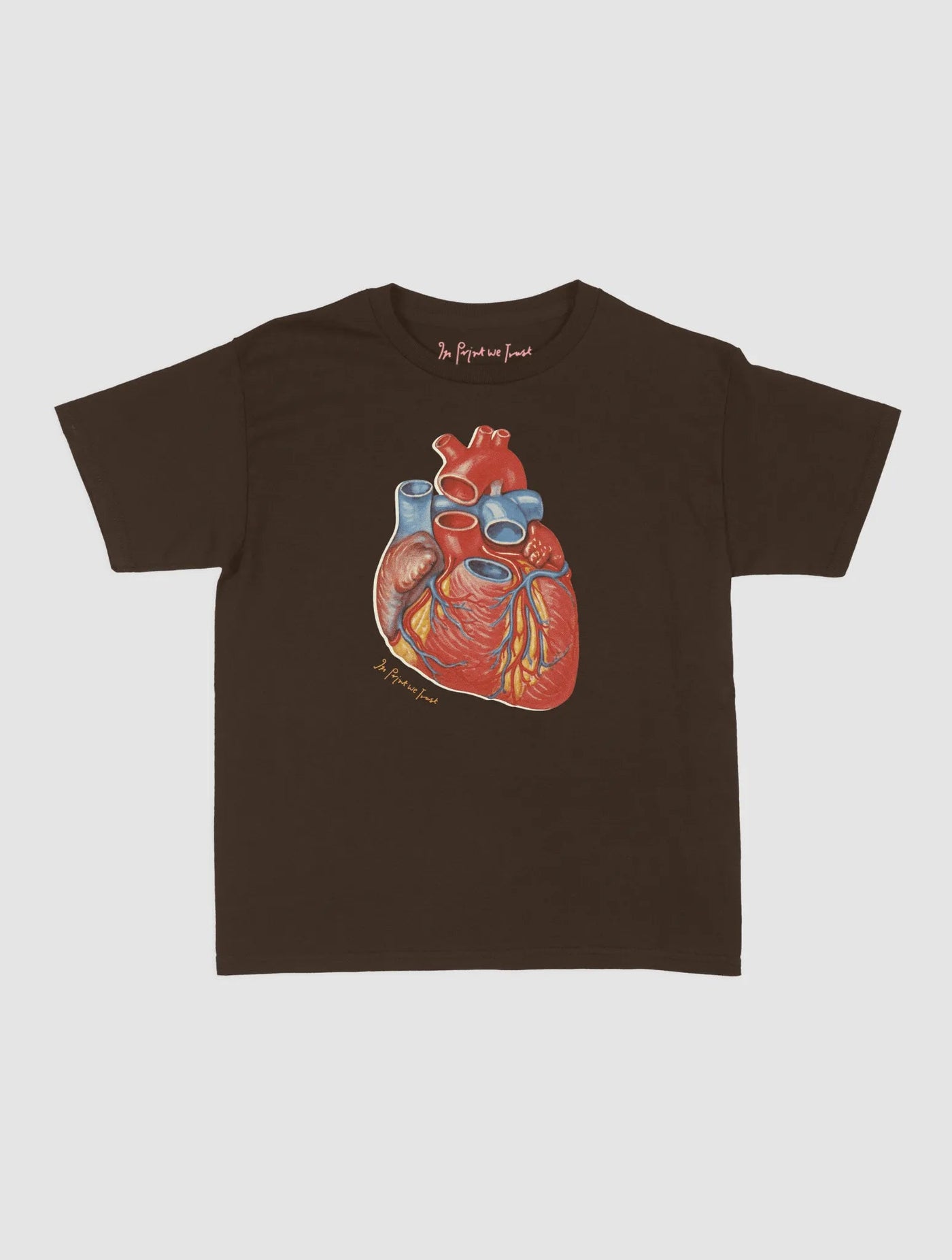 heart baby tee - In Print We Trust