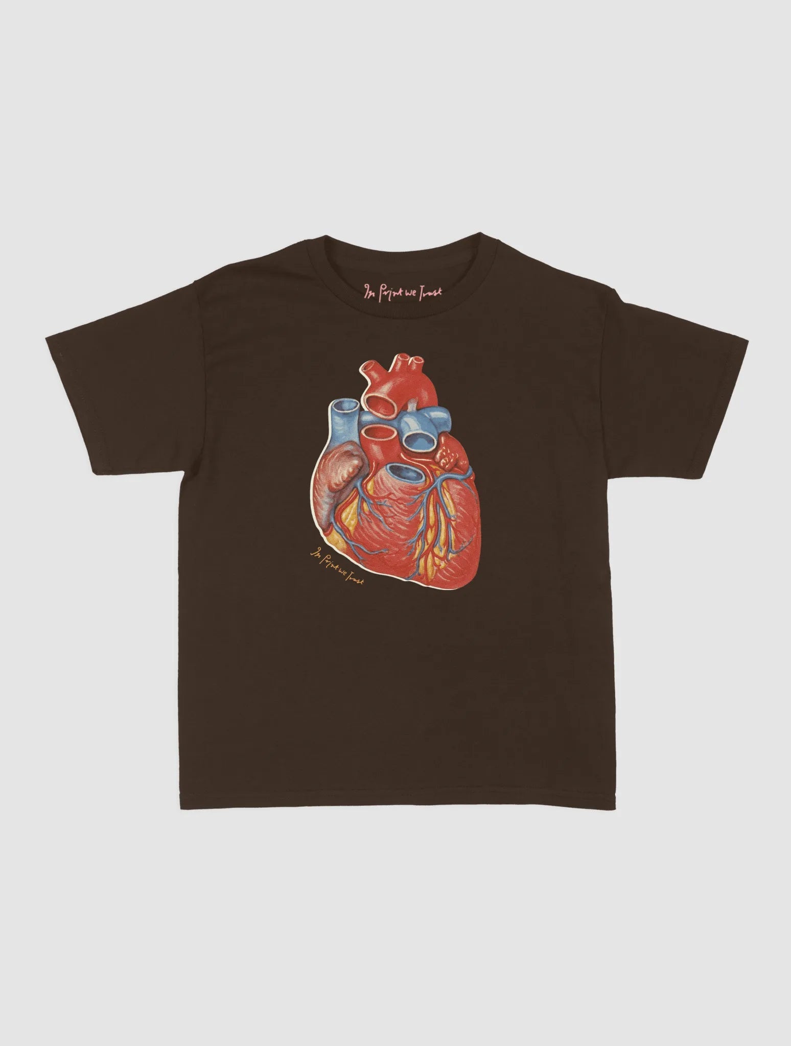 heart baby tee - In Print We Trust