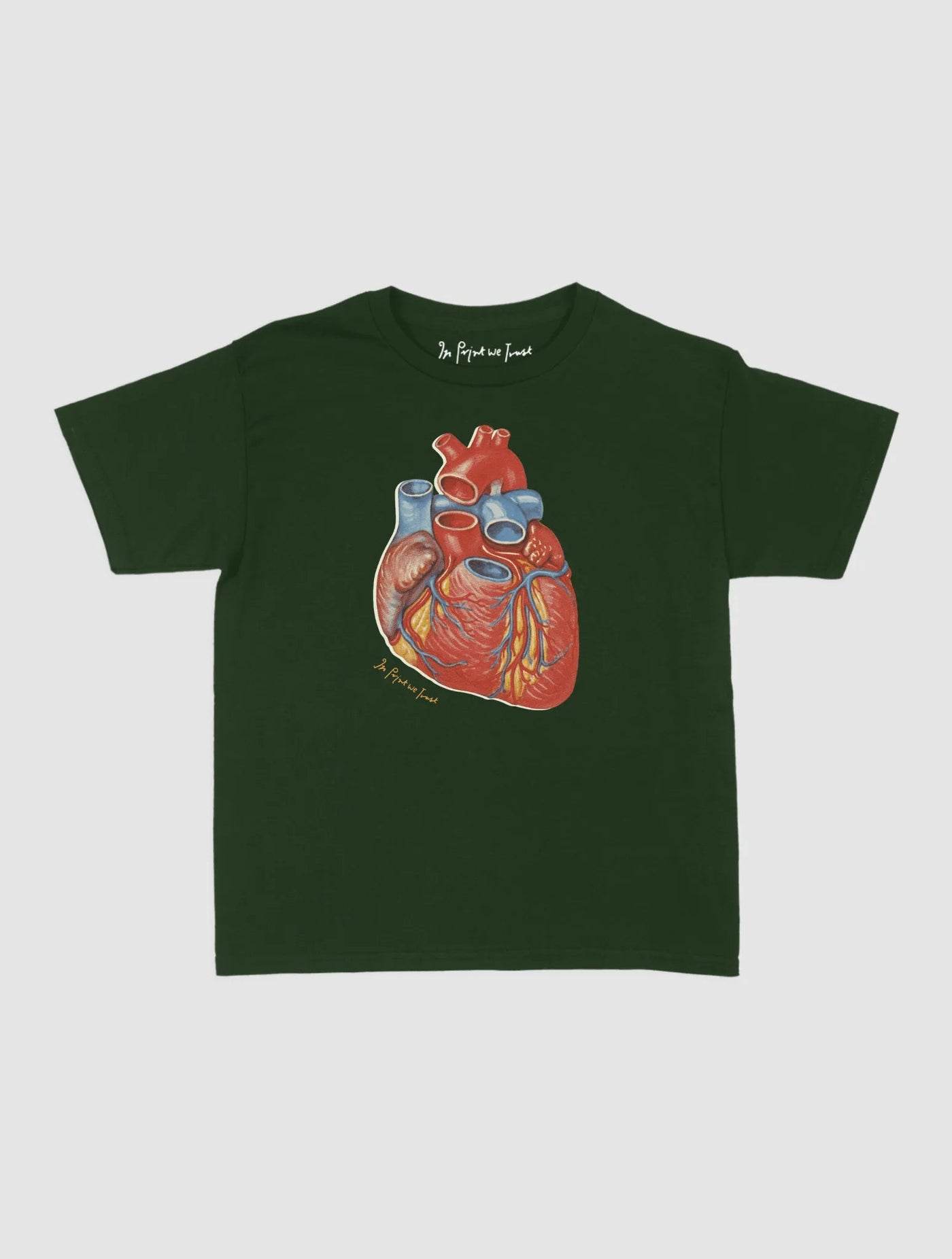 heart baby tee - In Print We Trust