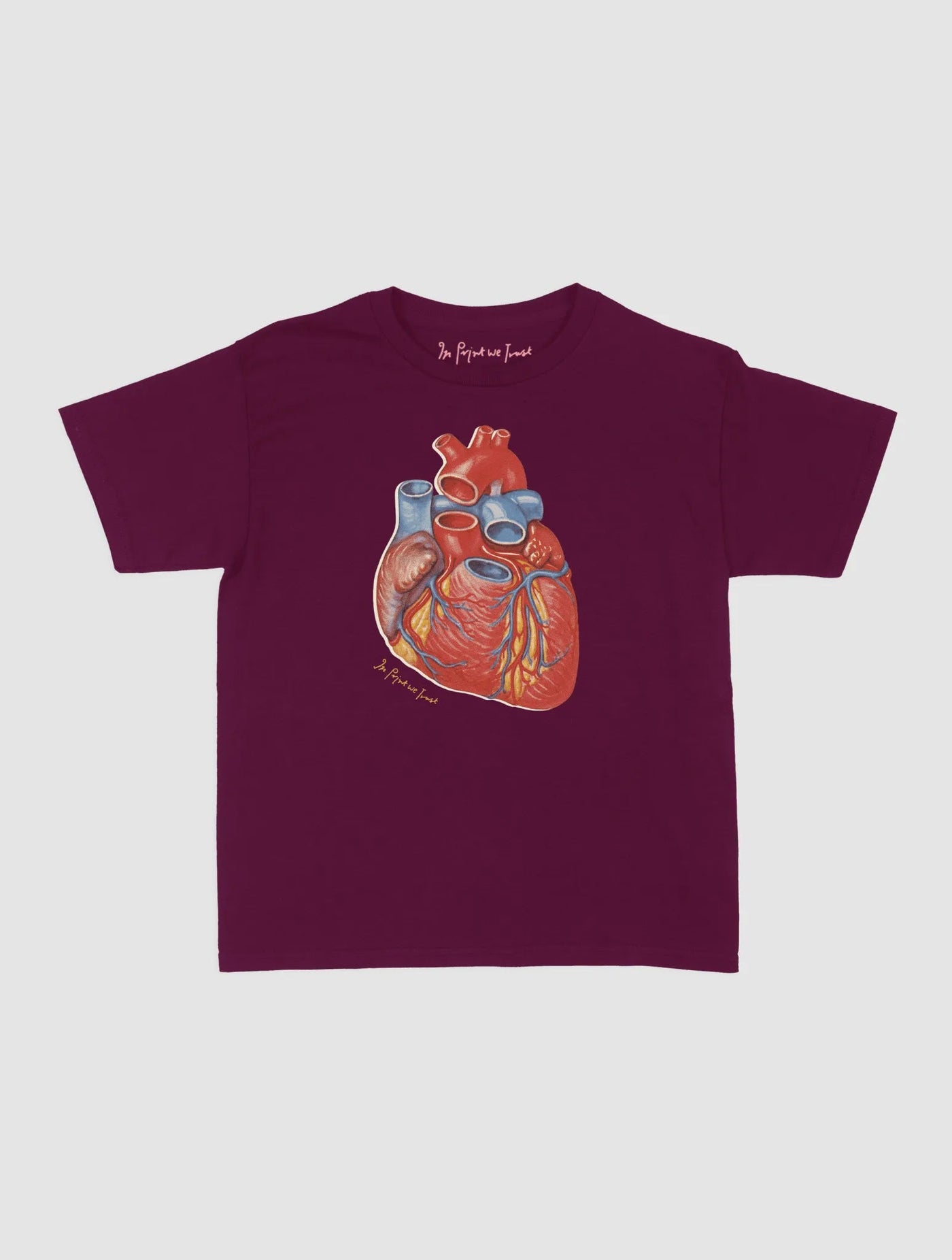 heart baby tee - In Print We Trust