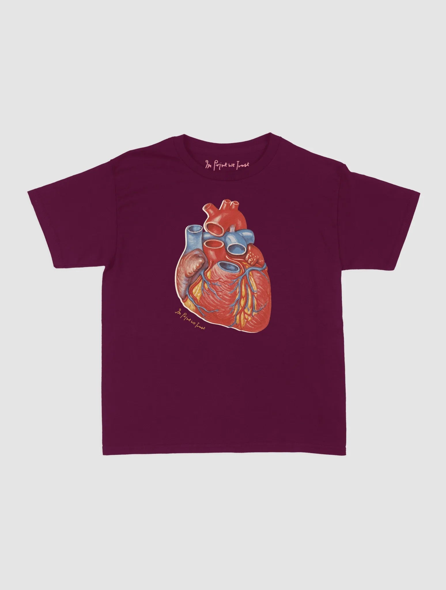 heart baby tee - In Print We Trust