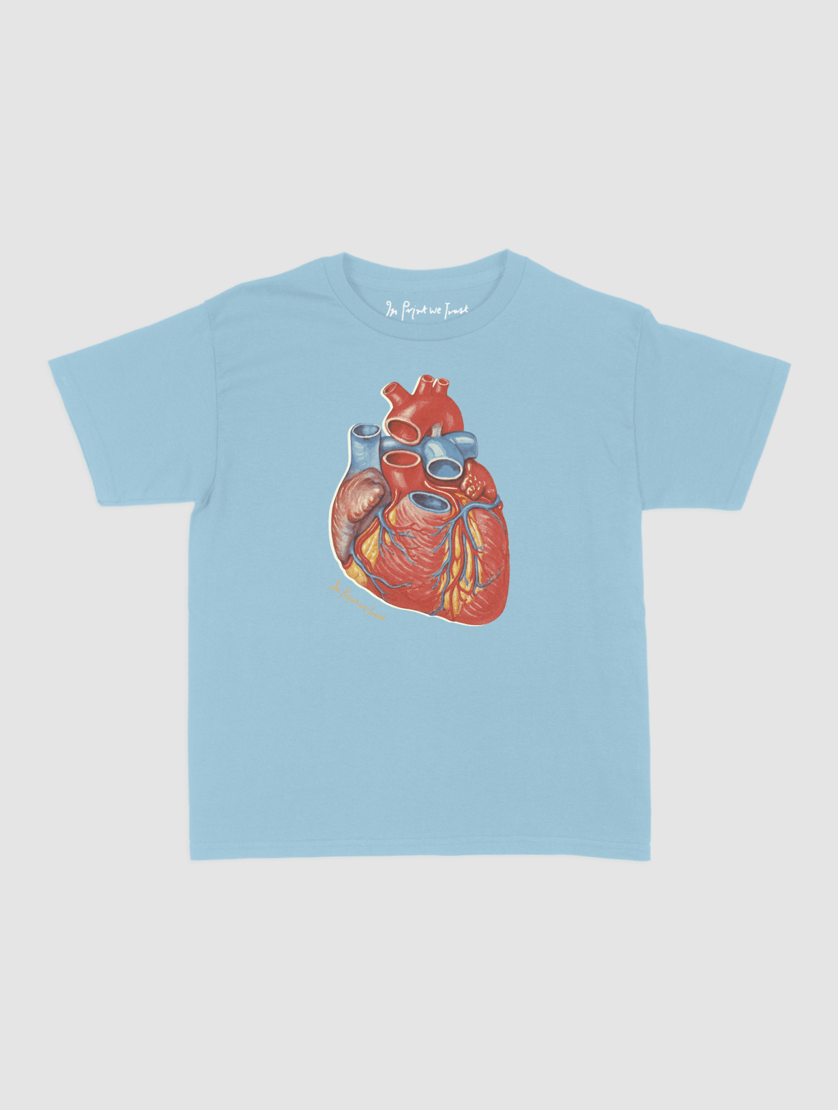 heart baby tee - In Print We Trust