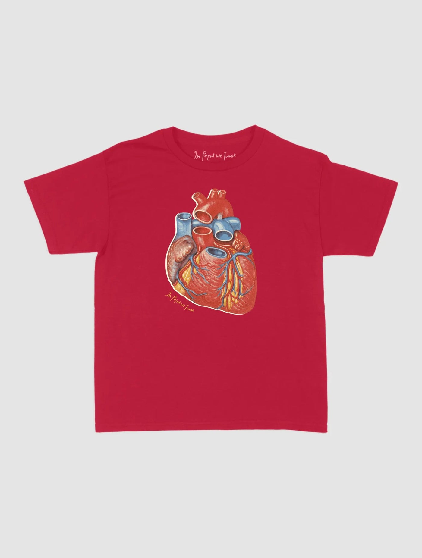 heart baby tee - In Print We Trust