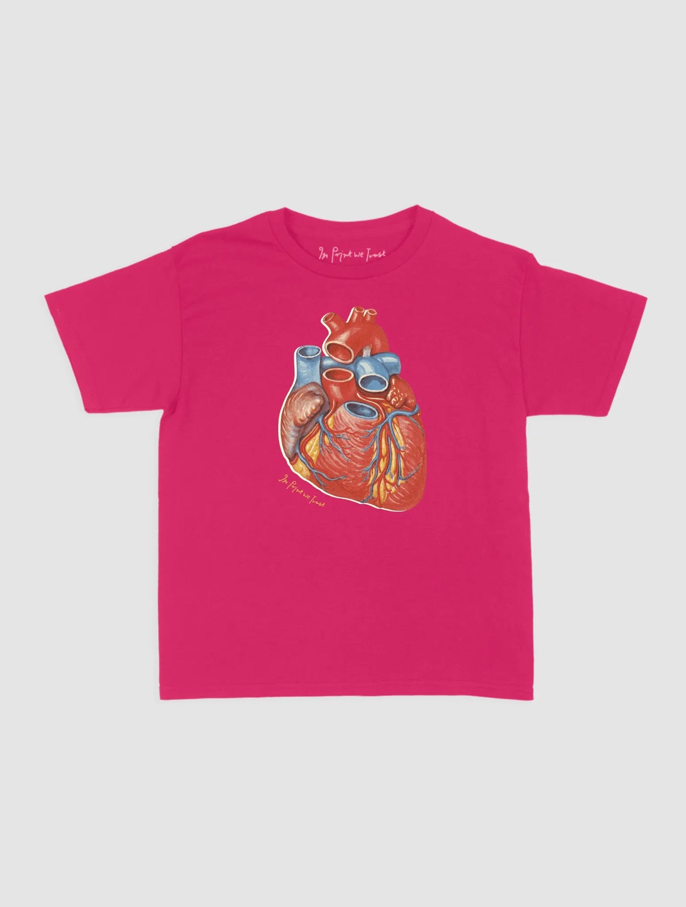 heart baby tee - In Print We Trust