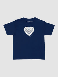 heart crochet baby tee - In Print We Trust