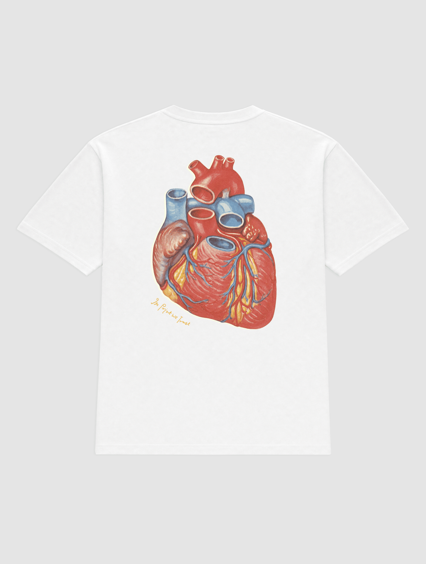 heart heavyweight tee - In Print We Trust