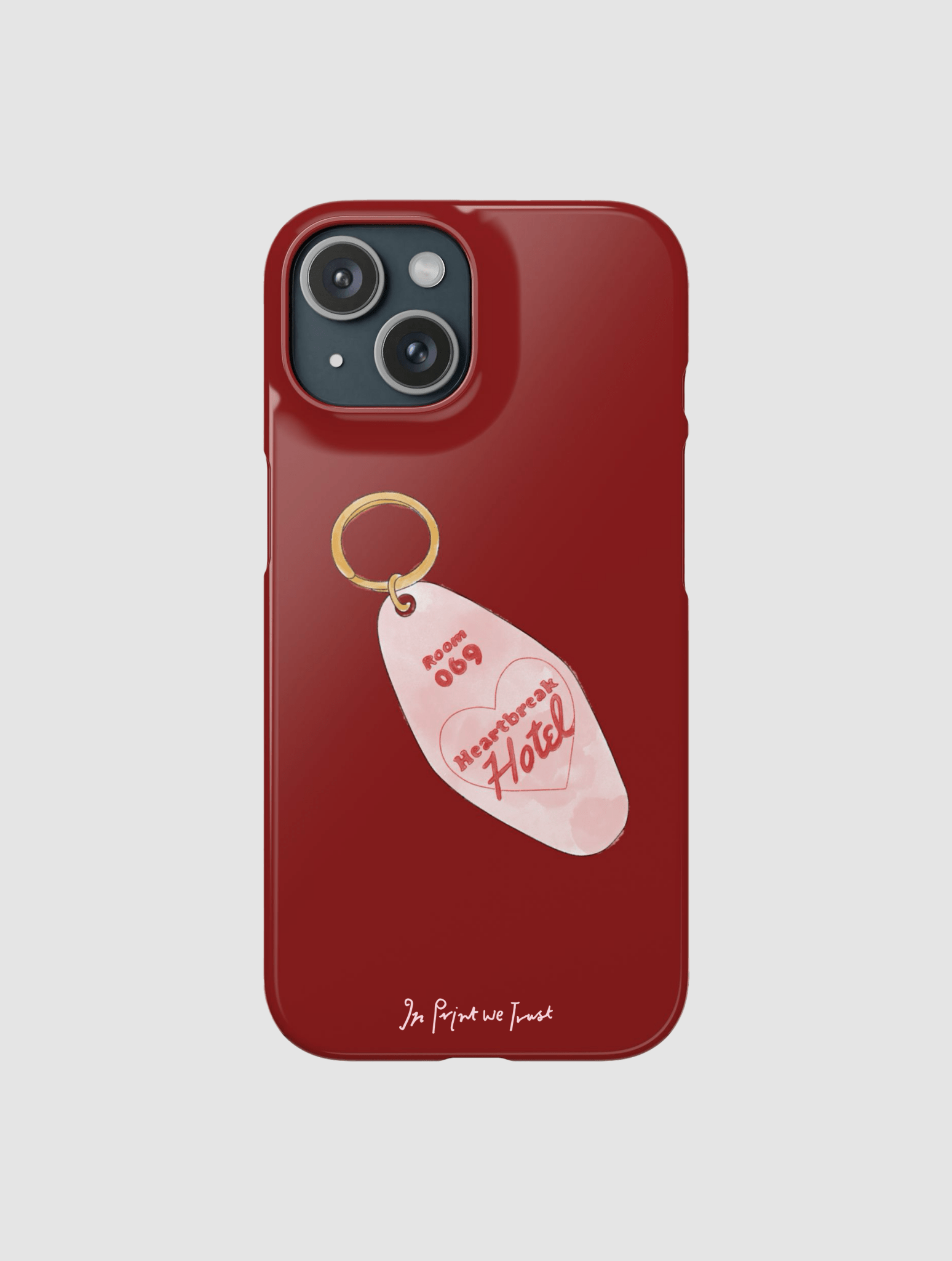 heartbreak hotel iPhone case - In Print We Trust