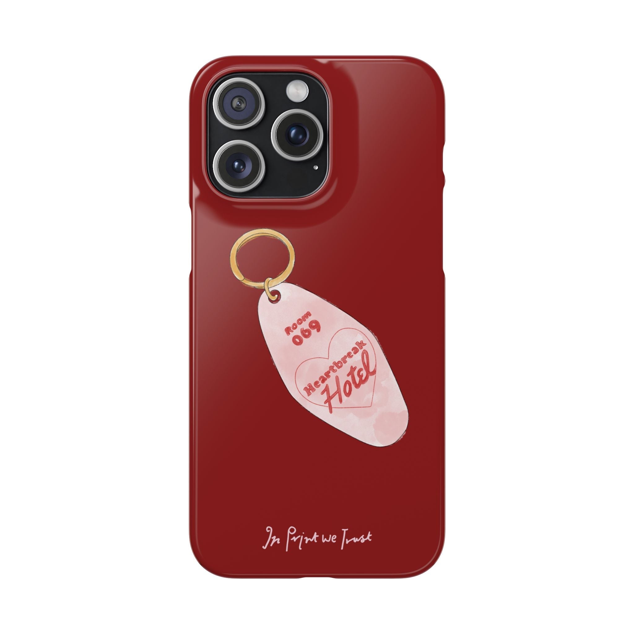 heartbreak hotel iPhone case - In Print We Trust