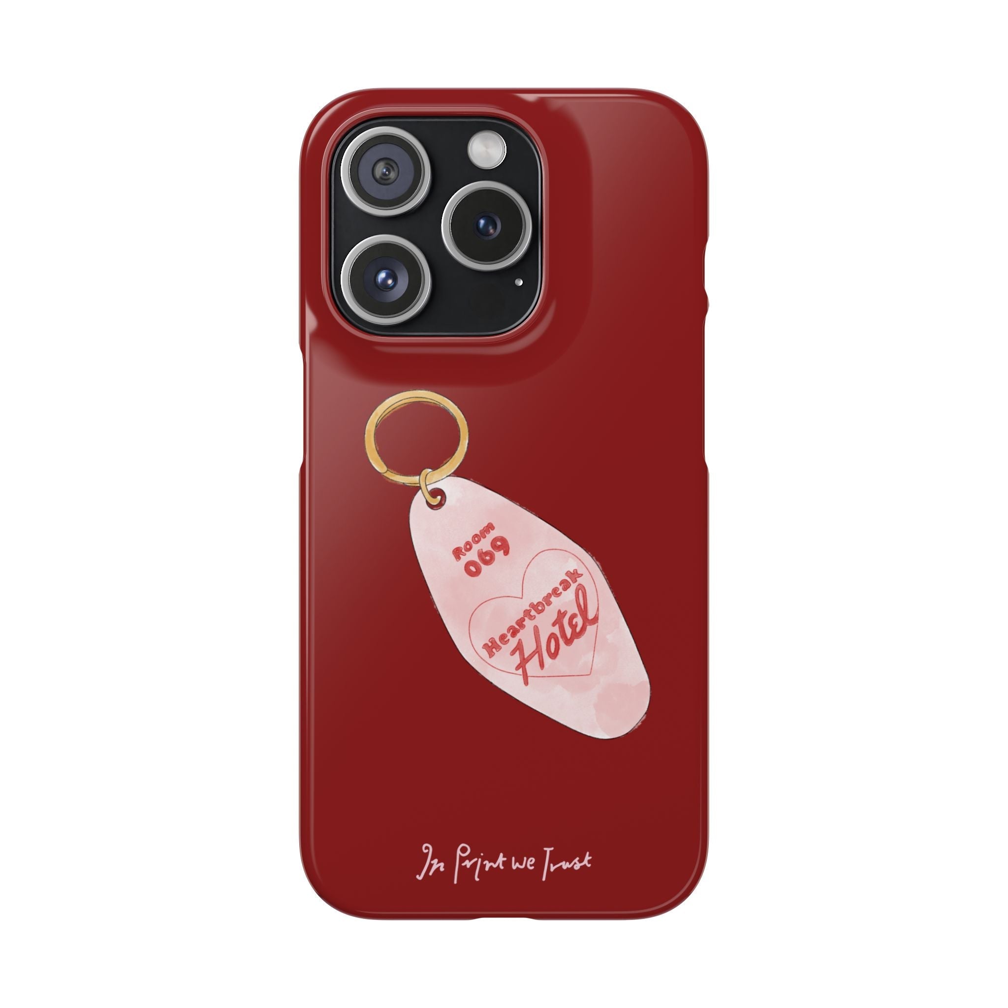 heartbreak hotel iPhone case - In Print We Trust