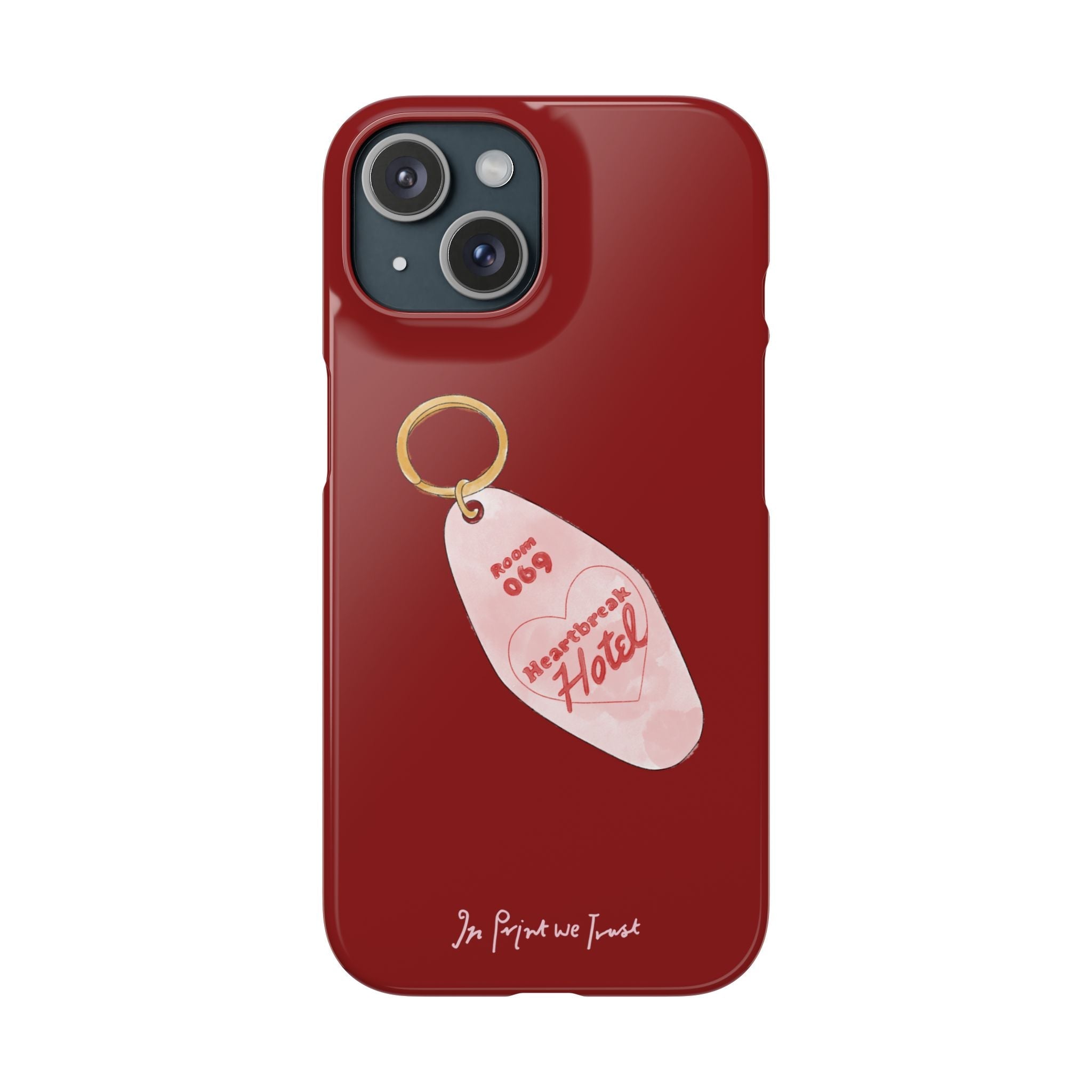 heartbreak hotel iPhone case - In Print We Trust