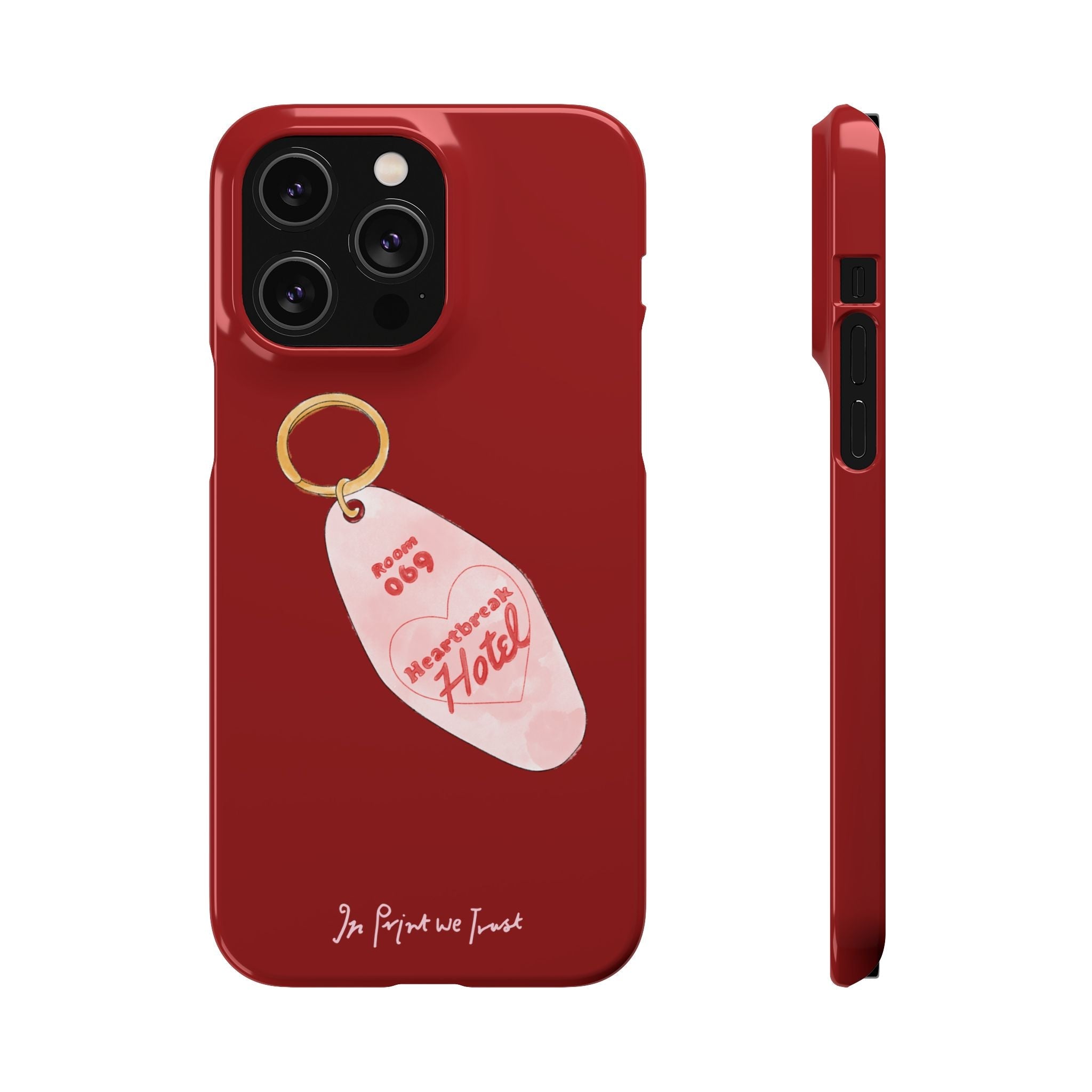 heartbreak hotel iPhone case - In Print We Trust