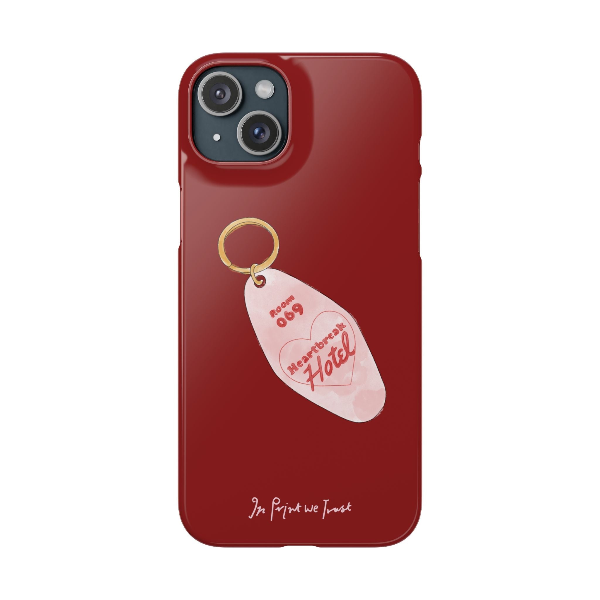 heartbreak hotel iPhone case - In Print We Trust