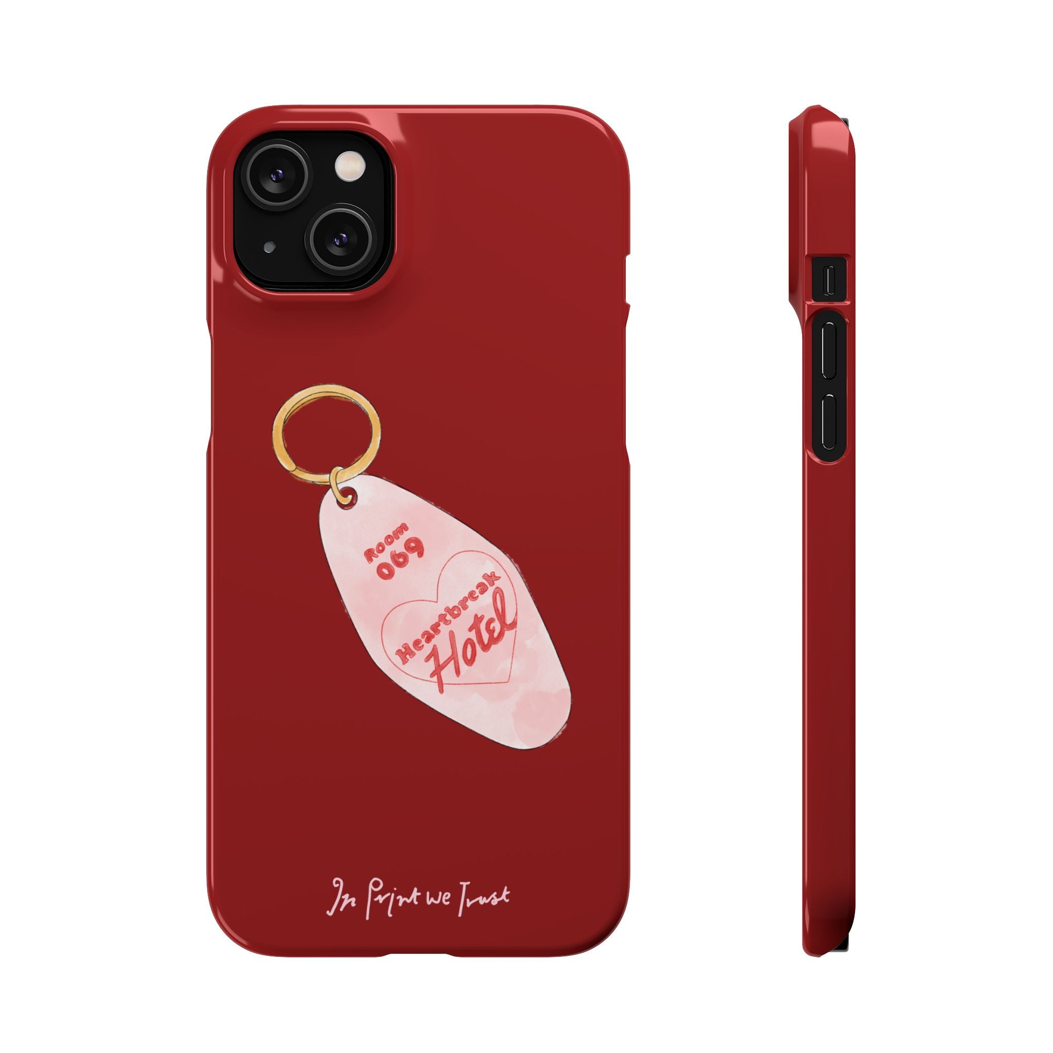 heartbreak hotel iPhone case - In Print We Trust