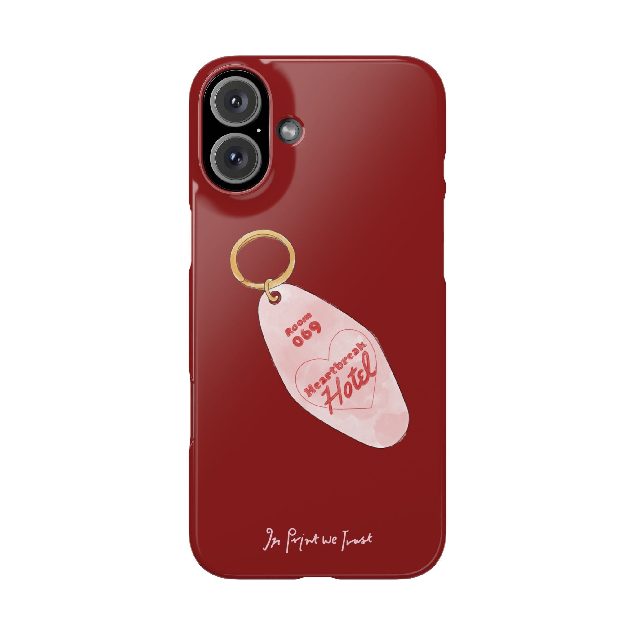 heartbreak hotel iPhone case - In Print We Trust