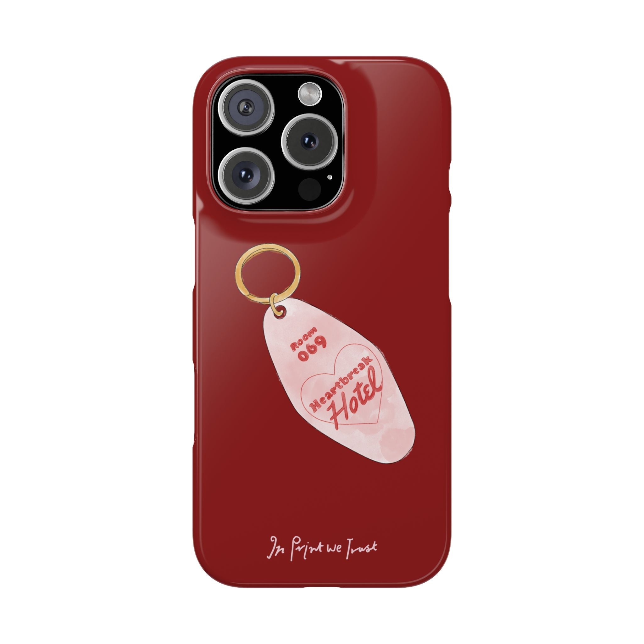 heartbreak hotel iPhone case - In Print We Trust