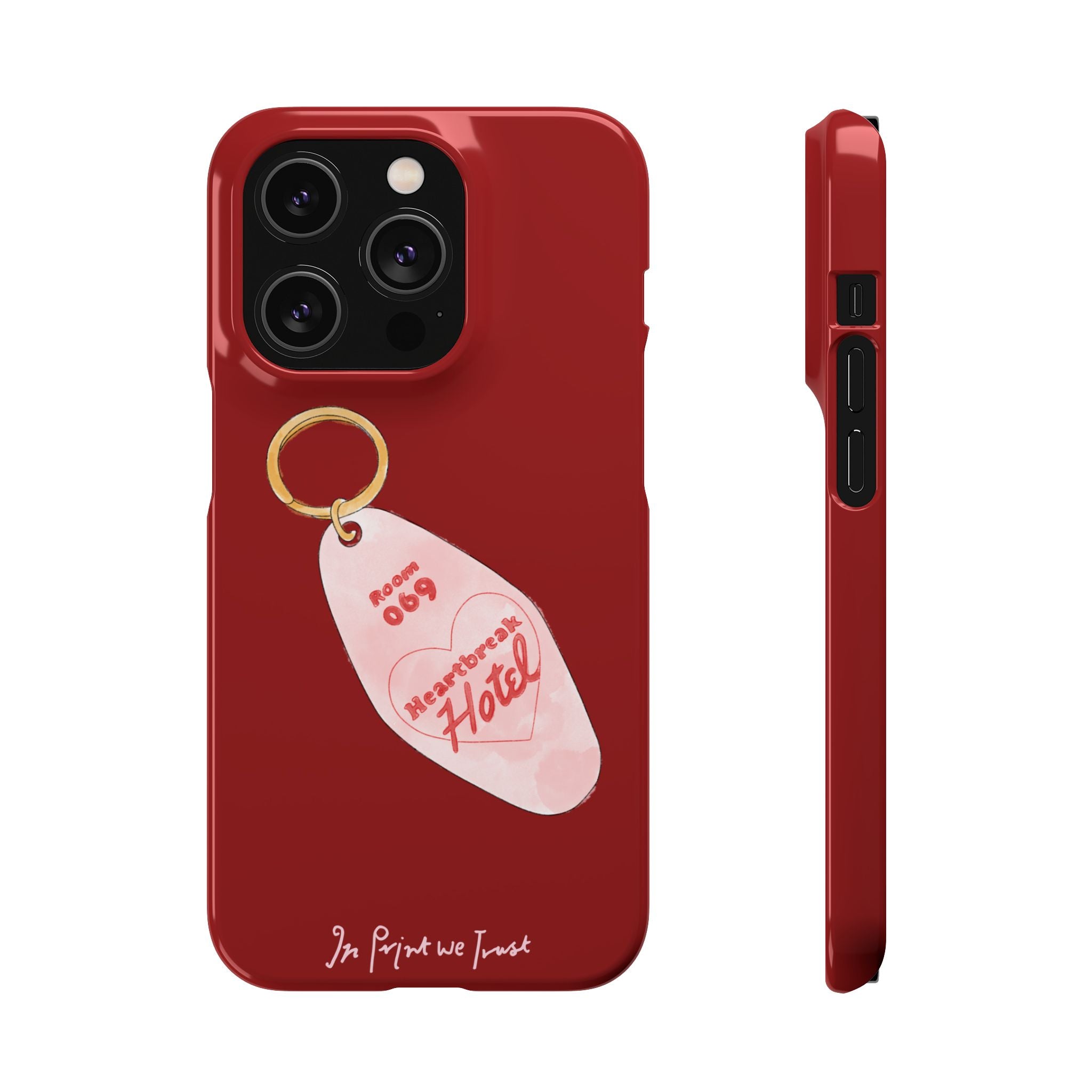 heartbreak hotel iPhone case - In Print We Trust