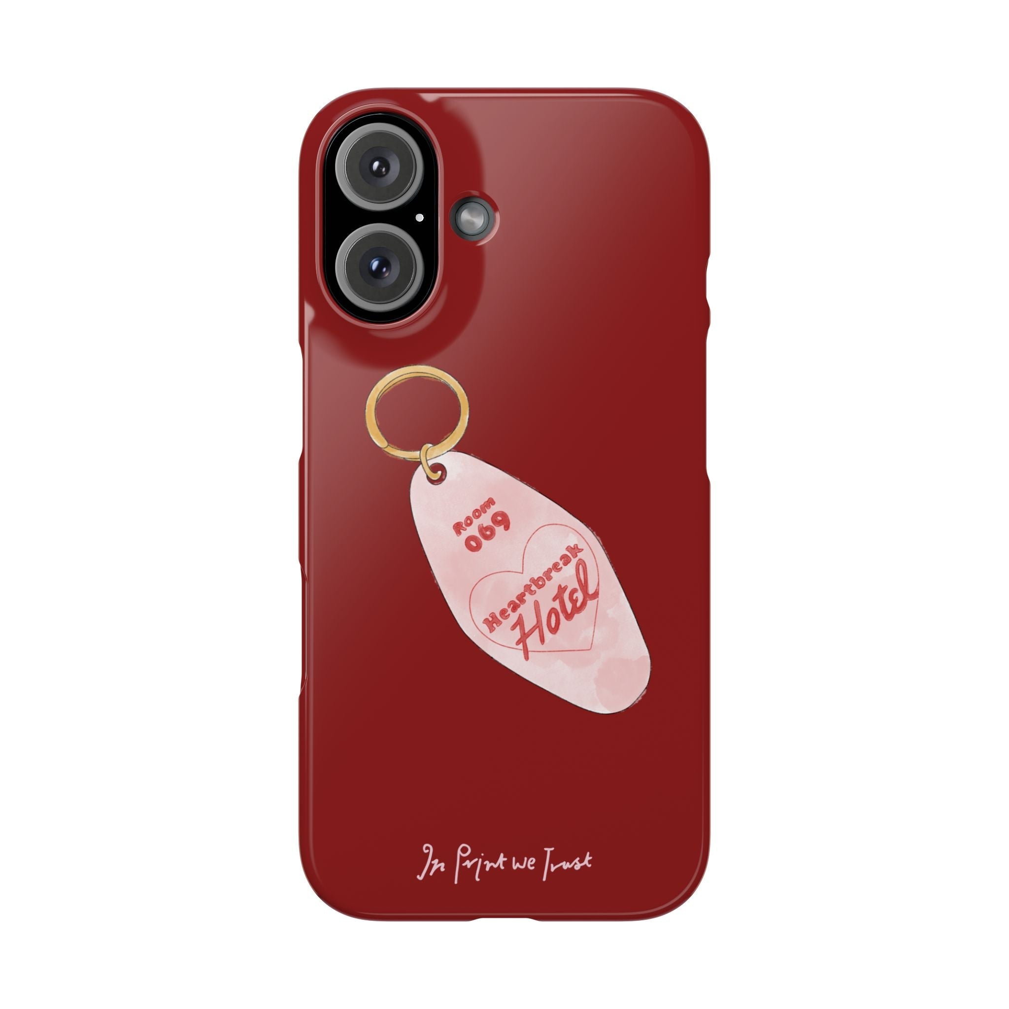 heartbreak hotel iPhone case - In Print We Trust