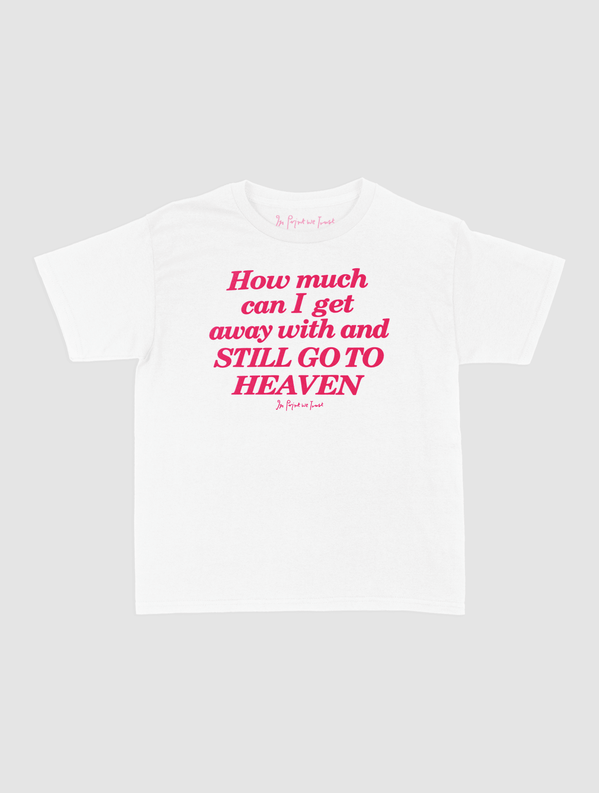 heaven baby tee - In Print We Trust